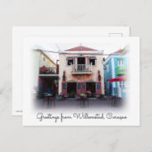 Bohemisches Restaurant Postkarte (Vorne/Hinten)