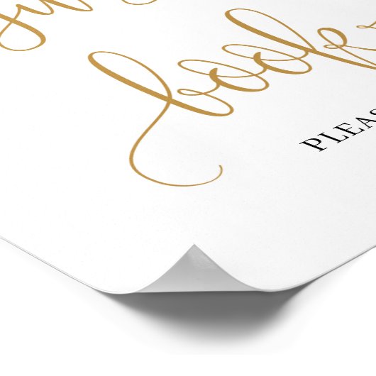 Bohemisches Rosa-Rosa-Gästebuch Poster (Ecke)