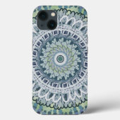 Bohemisches Shabby Chic Mandala Dot Art Design Case-Mate iPhone Hülle (Rückseite)