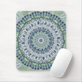 Bohemisches Shabby Chic Mandala Dot Art Design Mousepad (Mit Mouse)
