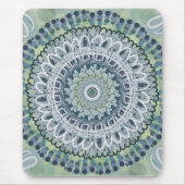 Bohemisches Shabby Chic Mandala Dot Art Design Mousepad (Vorne)