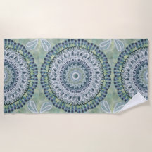 Bohemisches Shabby Chic Mandala Dot Art Design