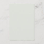 Bohemisches Skript Einfache Hochzeitsdetails Begleitkarte (Rückseite)