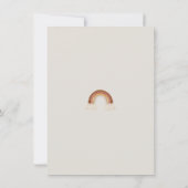 Bohemisches Spielzeug Giraffe Sun Ratschläge für E Einladung (Rückseite)