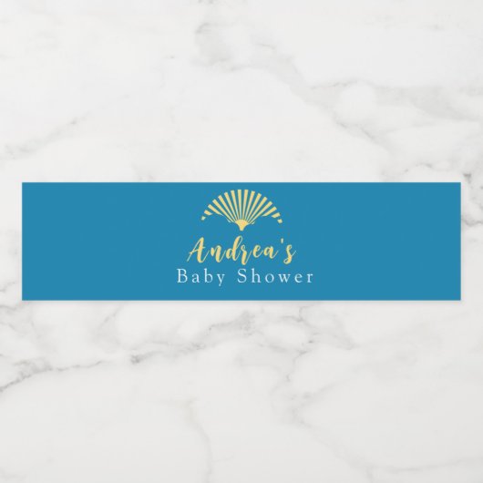 Bohemisches Sun Baby Dusche Wasserflasche Etikett (Einzelnes Label)