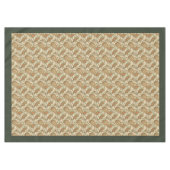 Bohemisches Tablettenschwirl in warmen Erdtönen Tischdecke (Vorderseite (Horizontal))