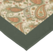 Bohemisches Tablettenschwirl in warmen Erdtönen Tischdecke (Schrägansicht)