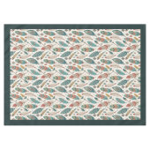 Bohemisches Tablettentuch mit PfeilFedern Tischdecke (Vorderseite (Horizontal))