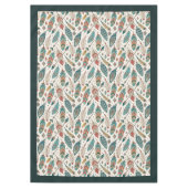 Bohemisches Tablettentuch mit PfeilFedern Tischdecke (Vorderseite)