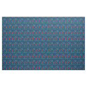 Bohemisches Tapestmuster, dunkles Aquamarines Gewe Stoff (Fat Quarter (45,7 x 55,9 cm))
