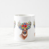 Bohemisches Thema Majestic Stag Kaffee Tasse (Mittel)