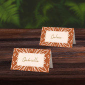 Bohemisches Tribal Muster Moderne Hochzeiten Platz Platzkarte