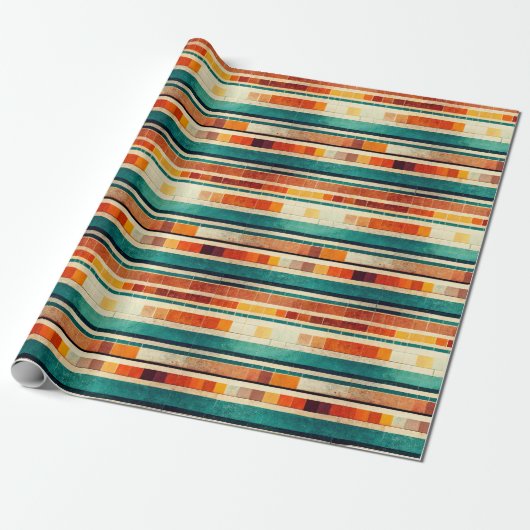 Bohemisches U-Bahn-Papier Geschenkpapier (Ungerollt)