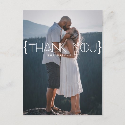 Bohemisches Verfahren Vielen Dank Postkarte (Vorderseite)