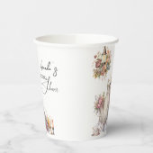 Bohemisches Viktorianisches Hochzeitskleid Tee Bra Pappbecher (Links)