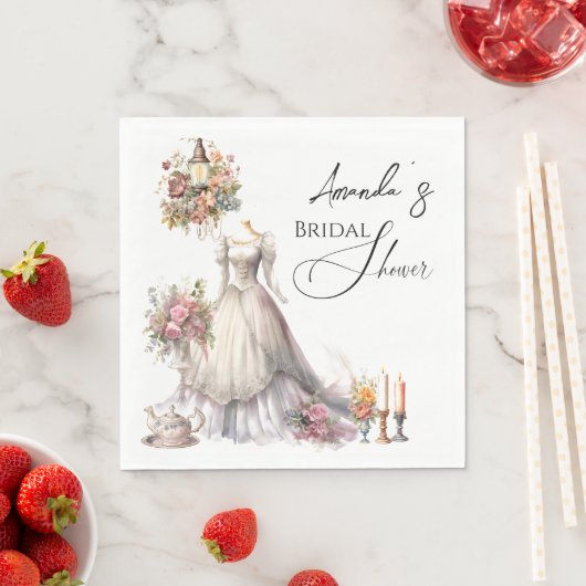 Bohemisches Viktorianisches Hochzeitskleid Tee Bra Serviette (Beispiel)