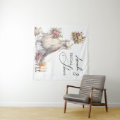 Bohemisches Viktorianisches Hochzeitskleid Tee Bra Wandteppich (Beispiel (Horizontal))