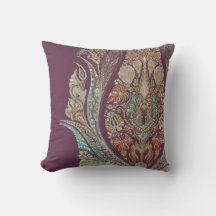 Bohemisches Vintages Lila Tribal Paisley Muster