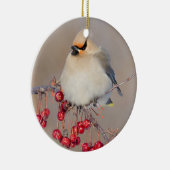 Bohemisches Wachsen im Winter, Kanada Keramikornament (Rechts)