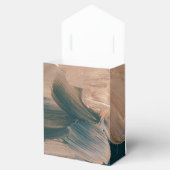 Bohenian boho aquamarine Rost Terrakotta Gastgesch Geschenkschachtel (Geöffnet)