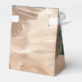 Bohenian boho aquamarine Rost Terrakotta Gastgesch Geschenkschachtel (Rückseite)