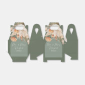 Bohenian boho Rost Salbei Grüne Hochzeit Haskew Geschenkschachtel (Ungefaltet)