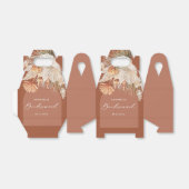 Bohenian boho Rost Terracotta Brautjungfrau Gefäll Geschenkschachtel (Ungefaltet)