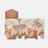 Bohenian boho Rost Terracotta Brautparty Geschenkschachtel (Ungefaltet)