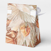 Bohenian boho Rost Terracotta Brautparty Geschenkschachtel (Rückseite)