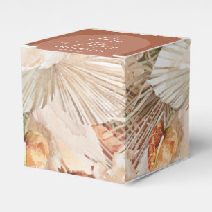 Bohenian boho Rost Terracotta Gastgeschenk Hochzei Geschenkschachtel