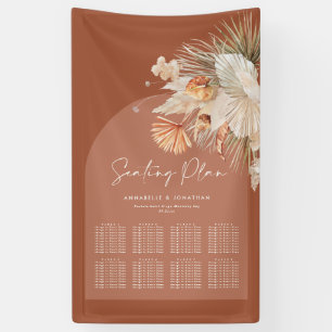 Bohenian Boho Rost Terracotta Hochzeitsplanung Banner