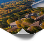 Bohinj-See in Slowenien im Herbst Poster (Ecke)