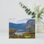 Bohinj-See in Slowenien im Herbst Postkarte (Stehend Vorderseite)