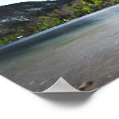 Bohinj-See mit Alpen in Slowenien Poster (Ecke)