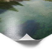 Bohinj See mit Kirche in Slowenien drucken Fotodruck (Ecke)