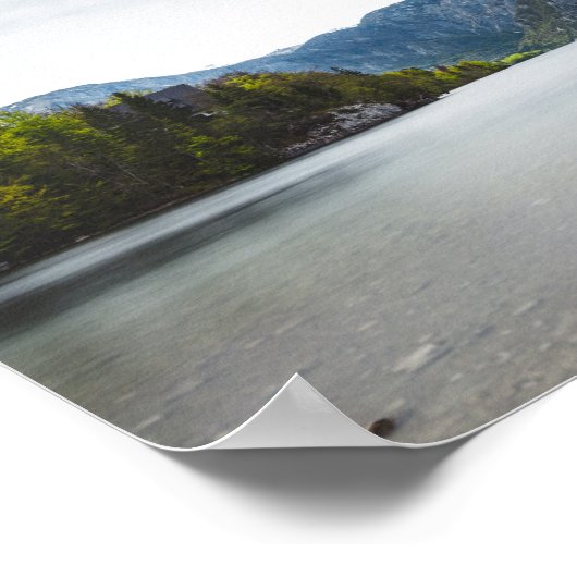 Bohinj-See, Slowenien Poster (Ecke)
