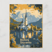 Bohinj Slowenien Postkarte (Vorderseite)