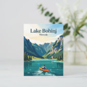 Bohinjsee, Slowenien Postkarte (Stehend Vorderseite)