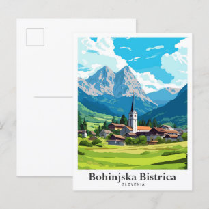Bohinjska Bistrica Slowenien Reisevorführung Postkarte