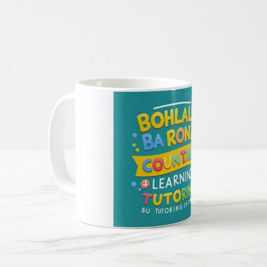 "Bohlale Ba Rona" Tutoring Services Kaffeetasse (Vorderseite Links)