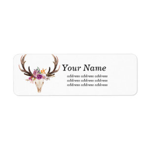 Böhm, Stielschädel, Antler, boholischer Blumenstra