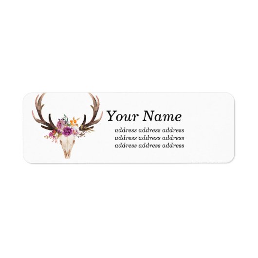 Böhm, Stielschädel, Antler, boholischer Blumenstra (Vorne)