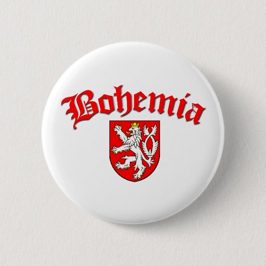 Böhmen-Flagge 1 (w/inscription) Button (Vorderseite)