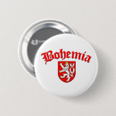 Böhmen-Flagge 1 (w/inscription) Button (Vorne & Hinten)