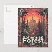 Böhmerwald postkarte (Vorne/Hinten)