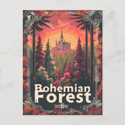 Böhmerwald postkarte (Vorderseite)