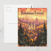 Böhmerwald Postkarte (Vorne/Hinten)