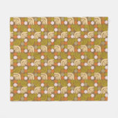Böhmisch Braun Fleecedecke (Vorderseite (Horizontal))