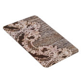 böhmisch-schicke Western mit Blumenholz Magnet (Rechte Seite)