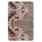 böhmisch-schicke Western mit Blumenholz Magnet (Vertikal)